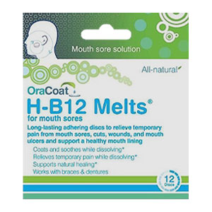 OraCoat H-B12 Melts for Mouth Sores - 12 Discs